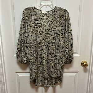 Leopard Print Women's Long Top
